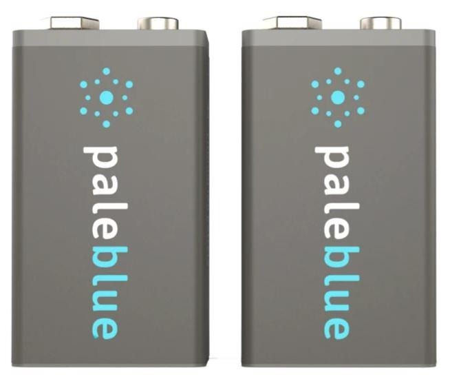 paling De belegd broodje Pale Blue Li-Ion oplaadbare 9V-batterijen (2 stuks) met oplaadkabel -  Prepshop.nl
